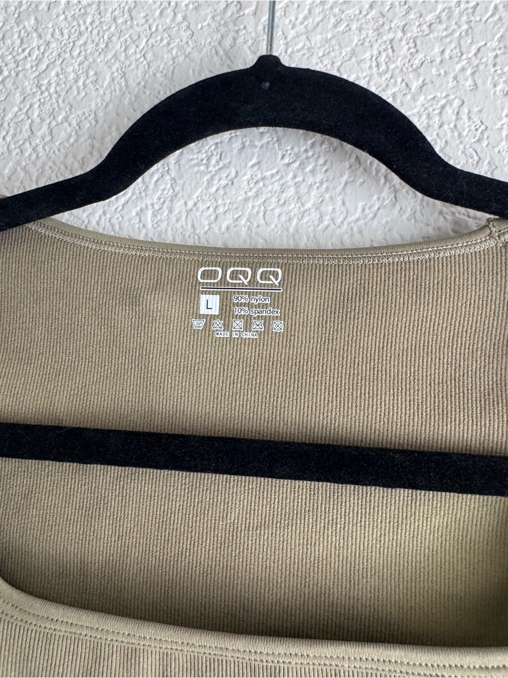 QQQ Square Neck Short Sleeve Bodysuit in Olive | Large - Picture 5 of 5